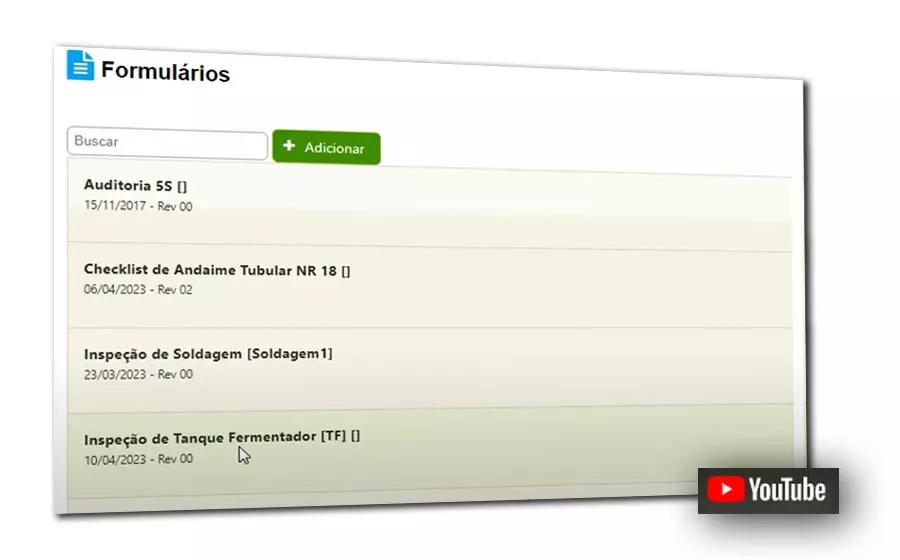 Gestor - Criação de Formulários